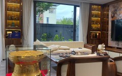 Đồ đồng Thiên Phúc hoàn thiện và bàn giao quả trống đồng 60cm mạ vàng tại Hải Phòng