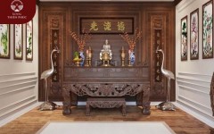 Nhận thiết kế phòng thờ chuẩn phong thủy - Kiến tạo không gian linh thiêng
