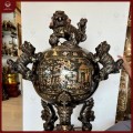 Đỉnh thất vờn cầu khảm tam khí cao 1m17