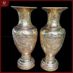 Lọ lộc bình bằng đồng catut cao 1m