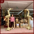 Đôi hạc thờ cao bằng đồng catut sang trọng
