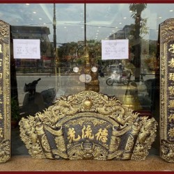 Cuốn thư câu đối 1m55 giả cổ