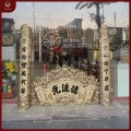 Cuốn thư câu đối Đức Lưu Quang 1m55 hun giả cổ