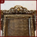 Khung ảnh thờ đồng vàng hun giả cổ cao 58cm