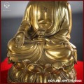 Tượng Phật A Di Đà đồng vàng cao 23cm nặng 1,8kg