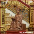 Tượng Đức Thánh Trần đồng đỏ hun cao 60cm