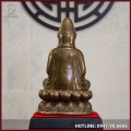 Tượng Quan Thế Âm Bồ Tát đồng vàng hun cao 50cm 