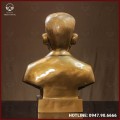 Tượng truyền thần cụ ông đồng đỏ làm màu giả cổ cao 42cm