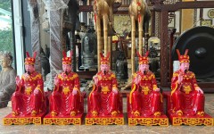Hoàn thiện bộ tượng tại Đền Thiên Tiên Điện Phúc- Phúc Linh Từ  tại Hưng Yên