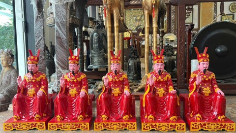 Hoàn thiện bộ tượng tại Đền Thiên Tiên Điện Phúc- Phúc Linh Từ  tại Hưng Yên