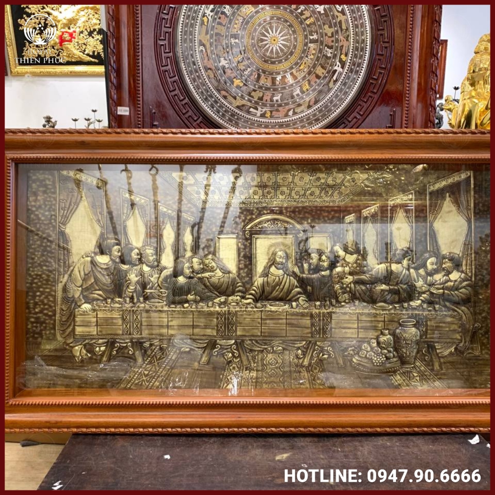 Tranh công giáo "Bữa Tiệc Ly" bằng đồng