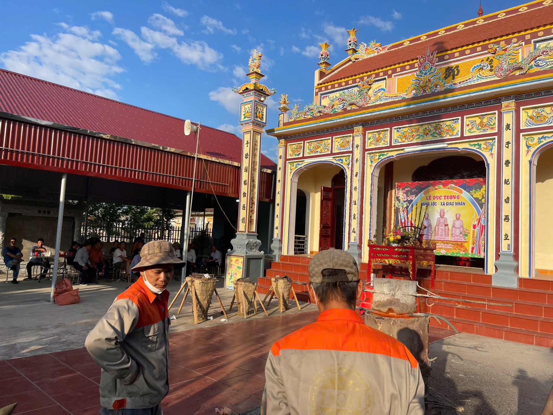 Đồ đồng Thiên Phúc thực hiện lễ đúc tượng cụ tổ diễn ra tại Giao Thuỷ, Nam Định