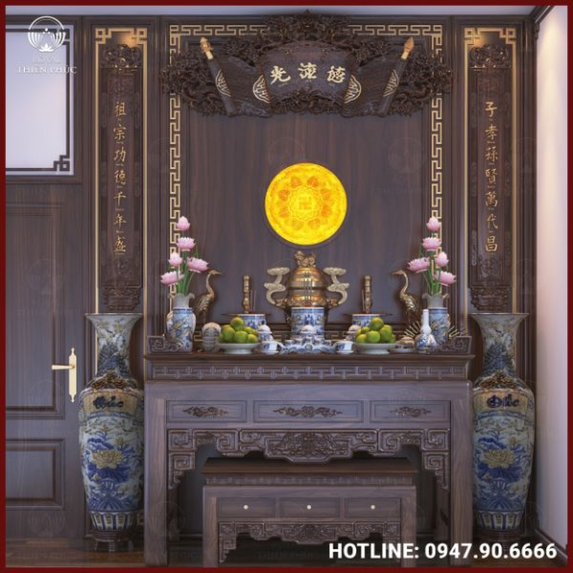 Lợi ích khách hàng nhận được khi lựa chọn dịch vụ thiết kế phòng thờ tại đồ đồng Thiên Phúc