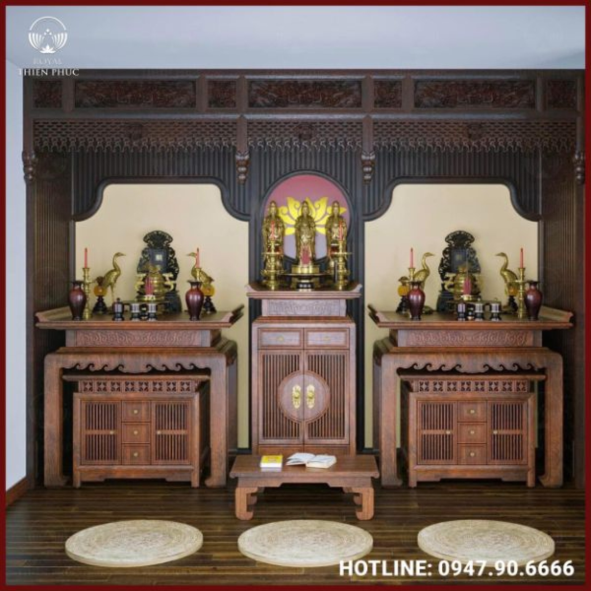 Bản thiết kế phòng thờ - Mẫu 9