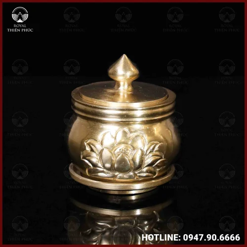 Chóe thờ bằng đồng catut cao 7cm