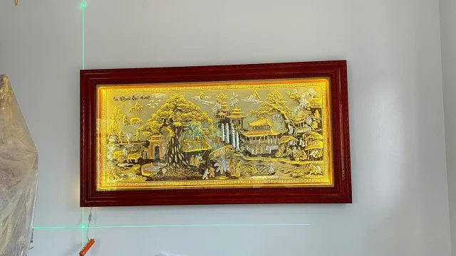 Tranh Cội Nguồn Quê Hương bằng đồng khổ lớn 2,3m x 1,2m lắp đặt tại Hải Hậu – Ninh Bình