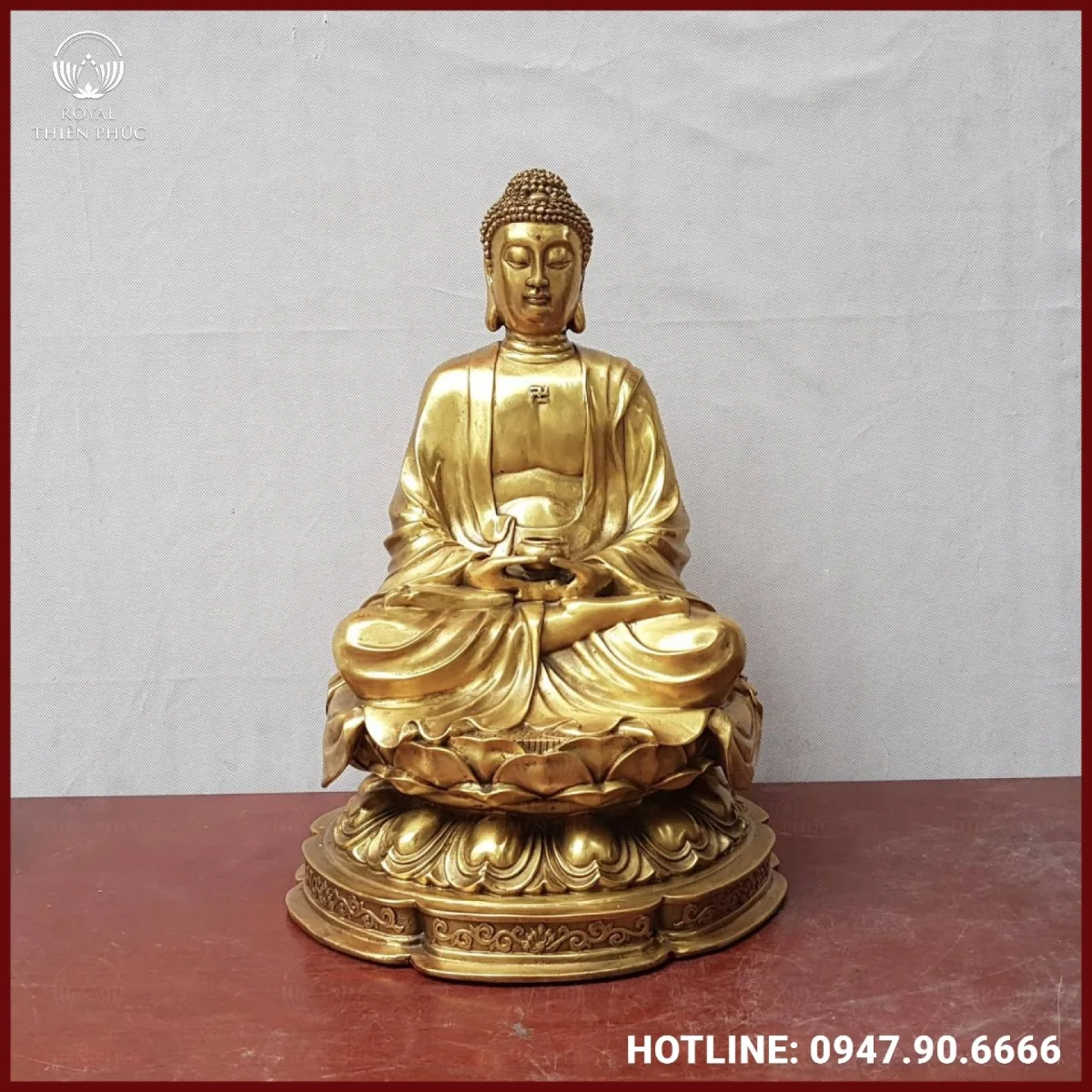 Tượng Đức Phật A Di Đà ngồi thiền nặng 3kg 1 Tượng Đức Phật A Di Đà ngồi Thiền nặng 3kg