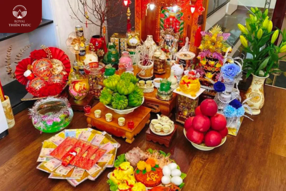 Hướng dẫn bày lễ cúng Thần Tài mùng 10 hàng tháng 1 Mâm cúng ban thờ Thần Tài mùng 10 hàng tháng