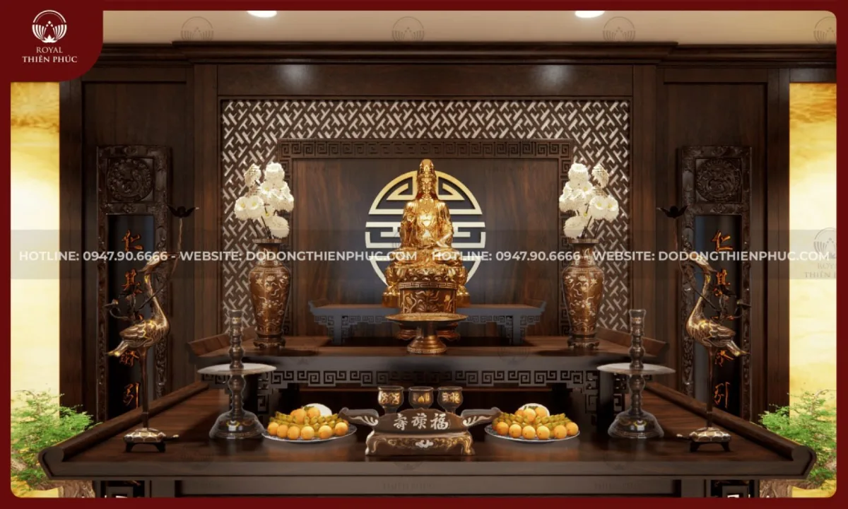 Bàn thờ Phật cao cấp - Dịch vụ thiết kế thi công 2 Bàn thờ Phật cao cấp - Dịch vụ thiết kế thi công
