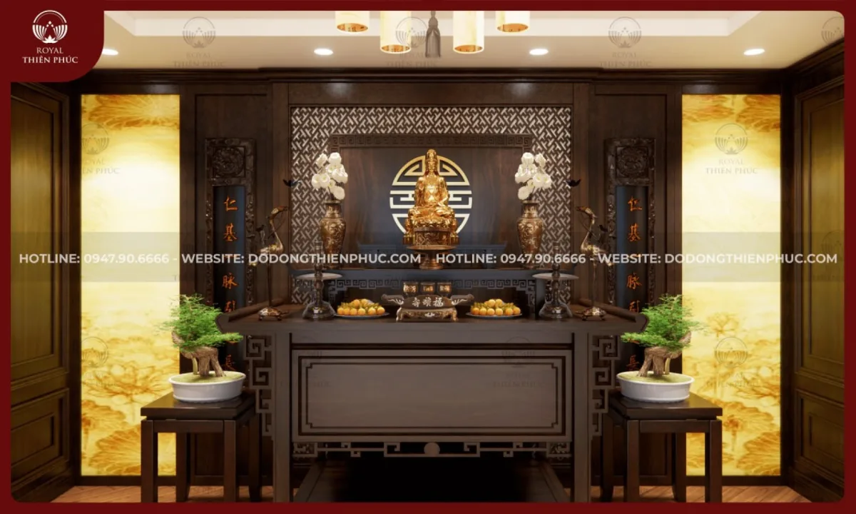 Bàn thờ Phật cao cấp - Dịch vụ thiết kế thi công 1 Bàn thờ Phật cao cấp - Dịch vụ thiết kế thi công