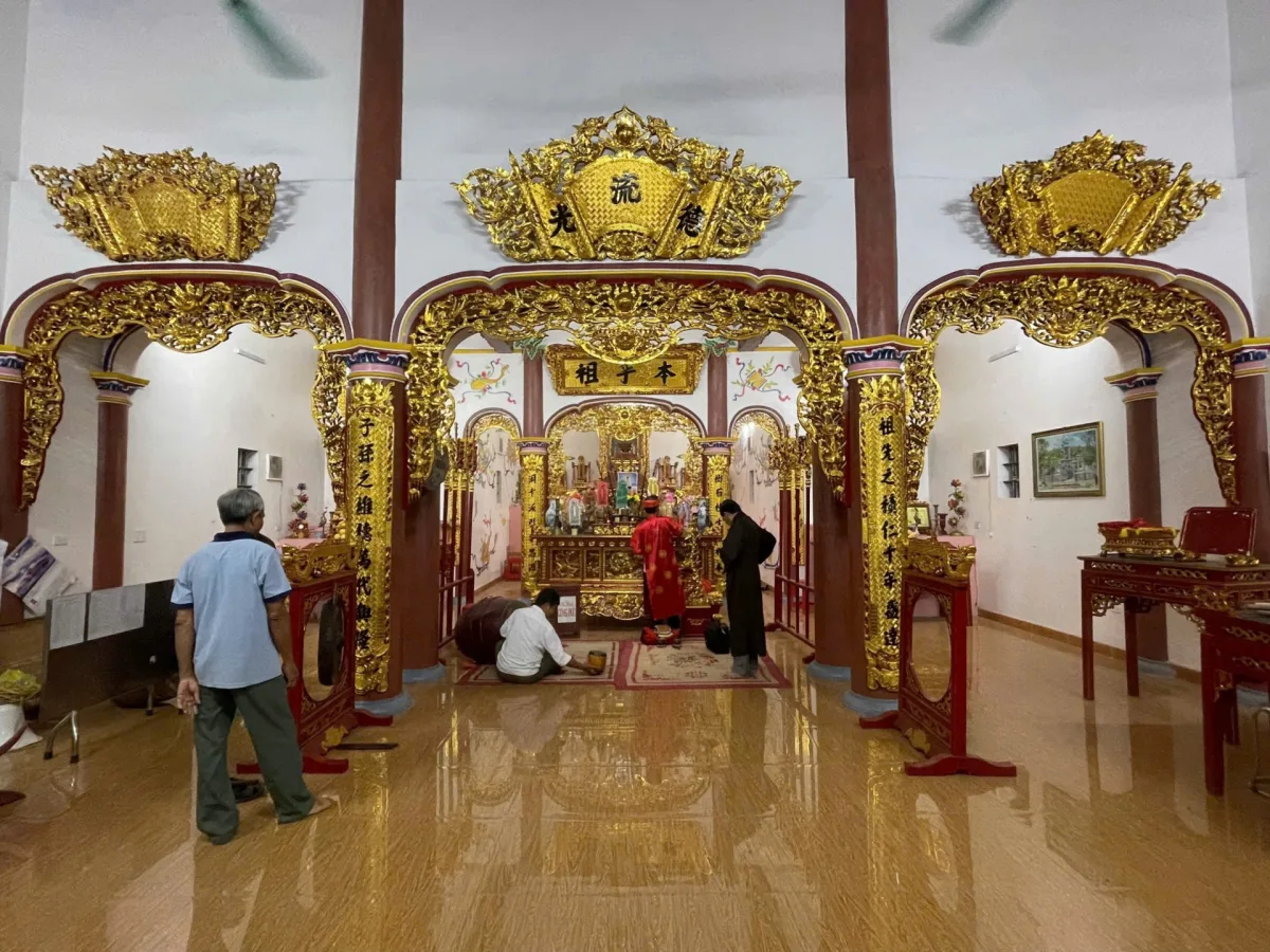 Đồ đồng Thiên Phúc thực hiện lễ đúc tượng cụ tổ diễn ra tại Giao Thuỷ, Nam Định 2 Đồ đồng Thiên Phúc thực hiện lễ đúc tượng cụ tổ diễn ra tại Giao Thuỷ, Nam Định